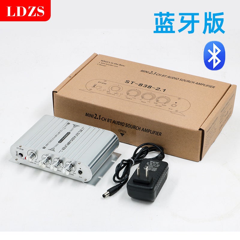 St-838 Home Car 12V Power Amplifier Bluetooth Power Amplifier 2.1 Channel Power Amplifier Ultra Subwoofer Selling - Image 5